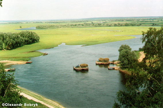 River Desna. Krolevets. Sumska obl. Ukraine