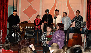 Concert in Krolevets Children School of Art, Ukraine. 12 February 2010